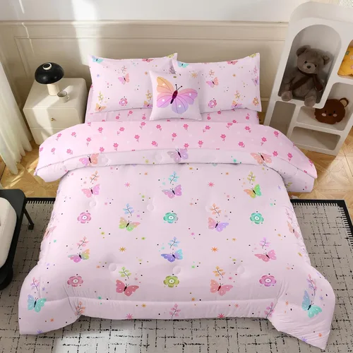 Miniatura 29 de Bodhi Ropa de cama para niños: juego de edredón deportivo de baloncesto para niños, tamaño matrimonial con fundas de almohada 4003