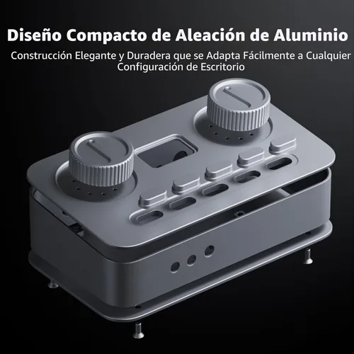 Miniatura 6 de Fosi Audio K7 DAC Amplificador de Auriculares, Convertidor de Audio Digital a Analógico USB C de Escritorio para Espacio de Trabajo y PC