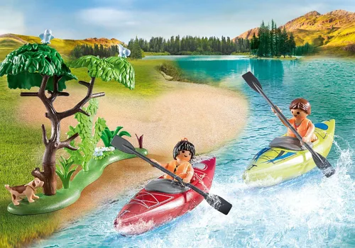Miniatura 6 de Playmobil Acampada con kayaks