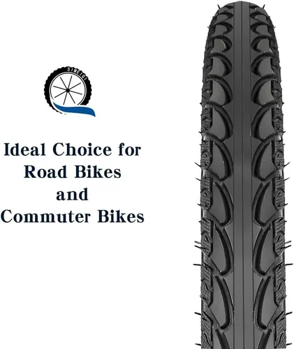 Miniatura 3 de Neumático de bicicleta 700X35C con neumáticos de bicicleta plegables de pared reflectante 2 Neumáticos 2 Tubos 2 Palancas