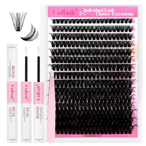 Miniatura 75 de Extensiones de pestañas individuales en grupo, bandeja mixta de volumen 3D, esponjosas, suaves, D rizadas, dramáticas, para colocar en casa