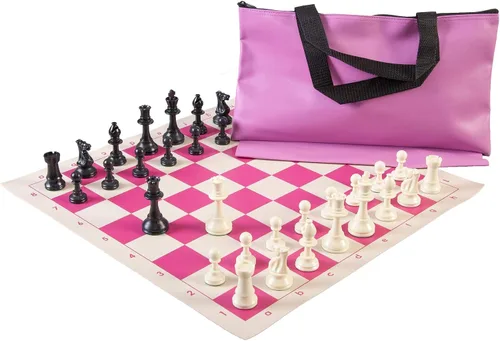 Miniatura 4 de US Chess Federation Combinación de juego de ajedrez superior - Plástico sólido