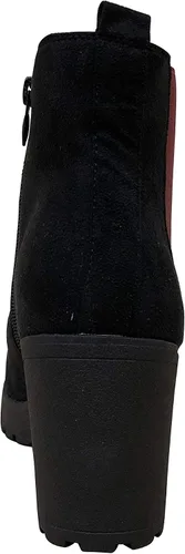 Miniatura 3 de Refresh Club-01 - Botines con tacón para mujer, fácil de poner., 8.5
