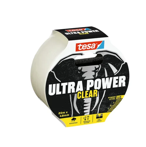 Miniatura 9 de tesa® Ultra Power - Cinta adhesiva para reparaciones en superficies húmedas y secas, altamente resistente a la intemperie y desgarrable a mano, 4.9