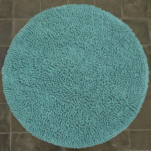 Miniatura 8 de Chardin home Alfombra de baño redonda turquesa Alfombra de baño bohemia de 2 pies También perfecta para habitaciones de niños, guarderías