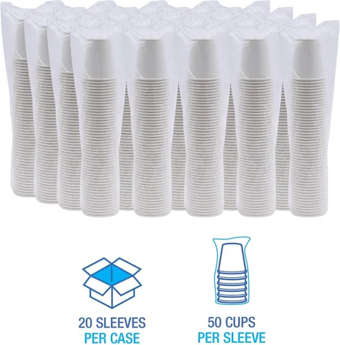 Miniatura 3 de BOARDWALK FOODSERVICE, BWKWHT8HCUP, TAZA CALIENTE 8OZ WH CT/1000