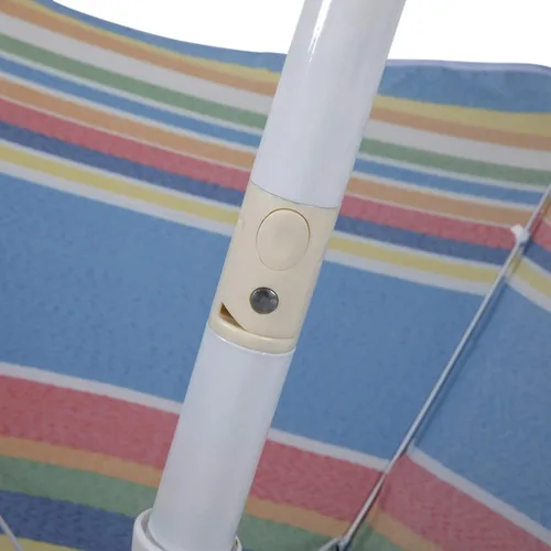 Miniatura 8 de ONIVA - Paraguas de playa portátil de 5 pies de marca Picnic Time, sombrilla ligera con inclinación ajustable y protección solar UV