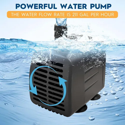 Miniatura 6 de Enfriador de baño de hielo de 1/3HP para bañeras de inmersión fría, con bomba sumergible, mangueras y pantalla LED, sistema de enfriamiento de agua