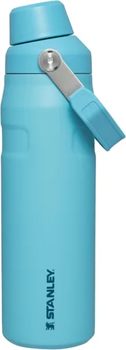 Miniatura 29 de Stanley IceFlow - Botella de agua de flujo rápido, tapa de boquilla en ángulo, ligera y a prueba de fugas para viajes y deportes, acero inoxidable