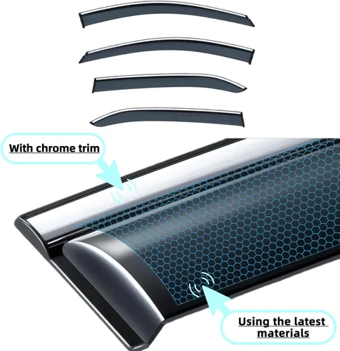 Miniatura 3 de Latest Window Visors Design for Chevrolet Equinox 2017-2026,Tape-On Window Deflectors,Weather Protection Wind Noise Reduction,Extra Durable Vent