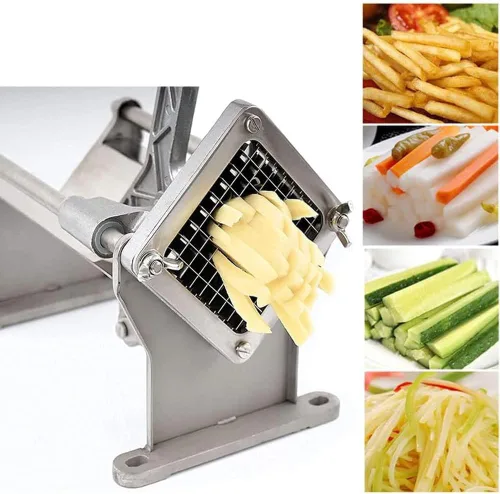 Miniatura 4 de Cortador de papas fritas extra resistente, de acero inoxidable, cortador de patatas comercial, cortador de frutas y verduras, cebolla, tomate