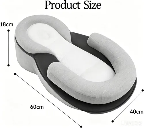 Miniatura 2 de Almohada de Reposo para Bebé Cojín para Reflujo Almohada para Lactancia, Alimentación con Biberón, Tiempo Boca Abajo