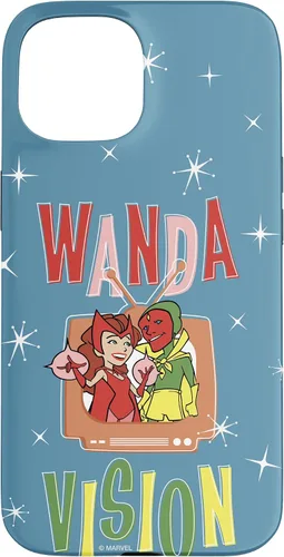 Miniatura 6 de Marvel WandaVision Wanda & Vision Retro TV Artwork - Carcasa para iPhone 17
