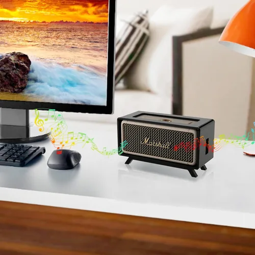 Miniatura 7 de Soporte de escritorio acrílico Compatible con altavoz Marshall Emberton/Emberton II/Emberton III, soporte de mesa, estante de exhibición, soporte