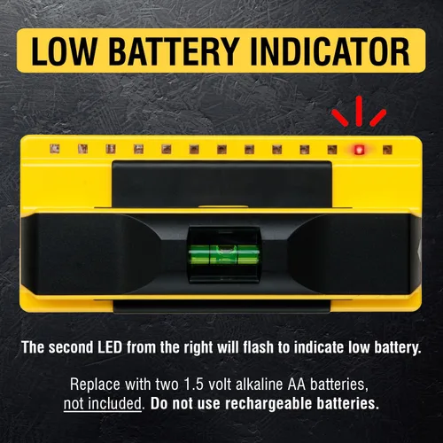 Miniatura 6 de ProSensor 710 + Stud Finder profesional con nivel de burbuja integrado y regla Amarillo