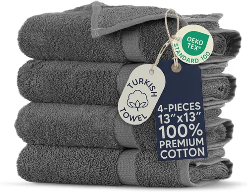 Miniatura 14 de Towel Bazaar Toallas Turcas de Algodón Premium Súper Suaves y Absorbentes (Juego de 2 Toallas de Baño Grandes, Blanco)