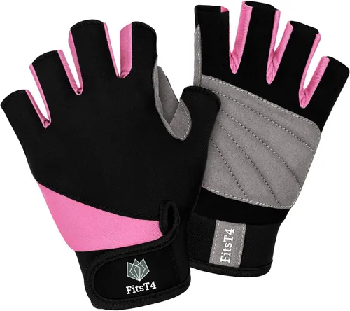 Miniatura 6 de FitsT4 Sports Guantes de medio dedo con palma acolchada para buceo, vela, moto acuática, paddle surf, kayak y esquí acuático, adecuado para hombres