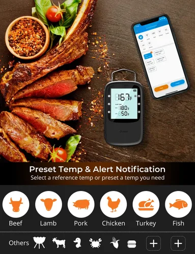 Miniatura 5 de Govee Paquete de termómetro de carne Bluetooth con hervidor eléctrico inteligente Govee