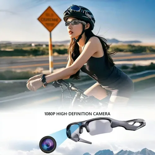 Miniatura 2 de Smart Bike Glasses Cámara HD 1080P WiFi Deportes Gafas con Cámara Video Gafas Video para Hombres/Mujer con 32G TF Tarjeta