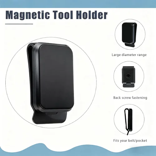 Miniatura 3 de Soporte magnético para herramientas, funda de herramientas súper fuerte, clip de cinturón magnético de neodimio, funda de cuero para tornillos