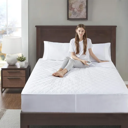 Miniatura 3 de Degrees of Comfort - Almohadilla térmica para colchón de tamaño completo Calentador de cama eléctrico con zonas de calentamiento y apagado