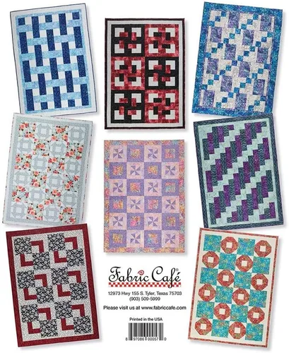 Miniatura 2 de Fabric Cafe Libro de patrones de edredones de 3 yardas Quick as a Wink