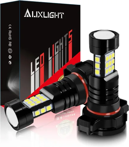 Miniatura 14 de AUXLIGHT H1 Bombillas LED antiniebla DRL, 3000 lúmenes, bombillas de repuesto extremadamente brillantes para automóviles, camiones, amarillo dorado