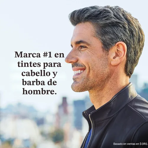 Miniatura 5 de Just For Men Touch of Gray, Kit de tinte de cabello para hombre con aplicador de peine para una fácil aplicación, ideal para un aspecto de sal