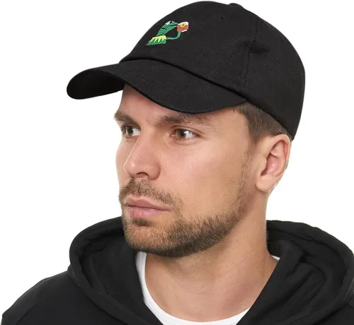 Miniatura 7 de Gorra de béisbol bordada Kermit The Frog ajustable, unisex, clásica, para papá