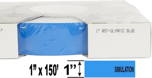 Miniatura 17 de Universal Personalización de camión de rayas sólidas de una pulgada - TFX 0116002-1" x 150' - 002 - Verde vibrante