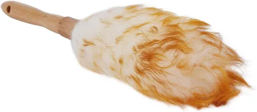 Miniatura 5 de Plumeros de plumas, práctico plumero de limpieza de lana, cepillo de polvo para el hogar, oficina, autos, plumeros, herramienta de polvo