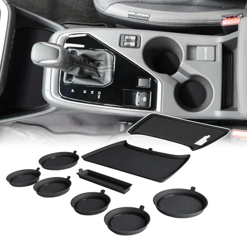 Auovo Insertos para Portavasos Compatibles con Accesorios Subaru Crosstrek 2024 2025 2026 Impreza Accesorios para Auto Almohadillas de Portavasos de