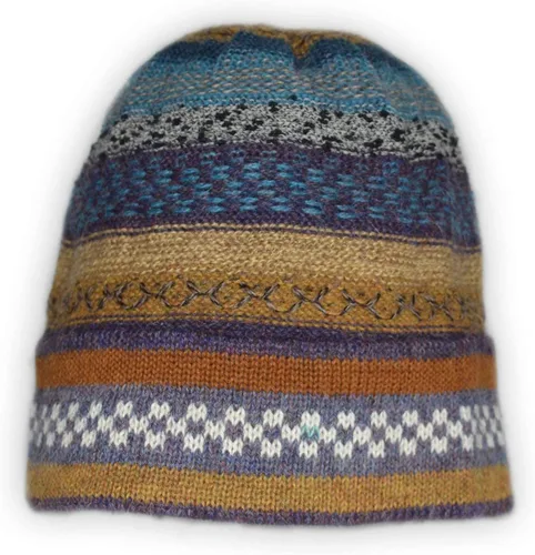 Miniatura 2 de Invisible World Gorro de lana de alpaca para mujer, 100 % lana de punto, unisex, para invierno, Carmen