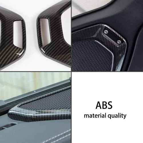 Miniatura 3 de Voodonala Para Wrangler JL JT Altavoz Recorte de audio en la parte superior y una moldura de pilar compatible con Jeep Wrangler 2018-2023 JL JLU