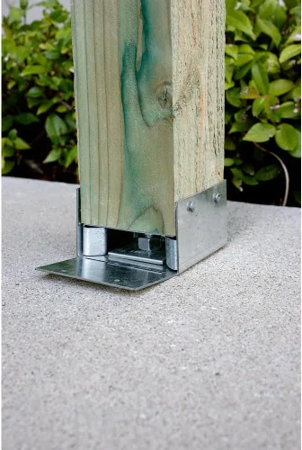 Miniatura 4 de Simpson Strong Tie ABW44Z ZMAX - Base de poste ajustable galvanizada calibre 16, 4 x 4, 10 por caja
