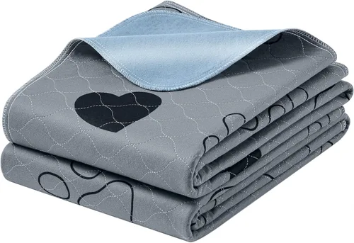 Miniatura 11 de Feandrea Almohadillas lavables para orina de perro, paquete de 2, almohadillas reutilizables para perros, 36 x 34 pulgadas, M, almohadillas