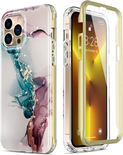 Miniatura 38 de Esdot Funda protectora para iPhone 13 Mini con protector de pantalla integrado, protección de grado militar con diseños de moda para mujeres