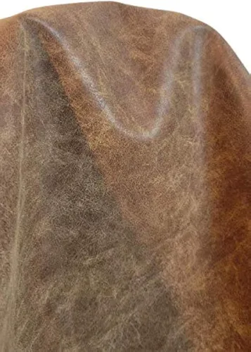 Miniatura 71 de NAT Leathers Muestras de colores marrones y tostados de nuestra piel sintética vegana por yarda, piel sintética 0.9 mm (5 cm de ancho x 5 cm)