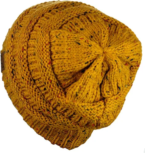 Miniatura 119 de C.C Trendy Warm Chunky Soft Stretch Cable Knit Beanie