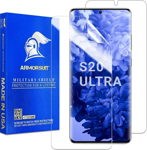 Miniatura 7 de ArmorSuit MilitaryShield - Protector de pantalla diseñado para Samsung Galaxy S20 / S20 5G (6.2 pulgadas) (compatible con fundas) compatible