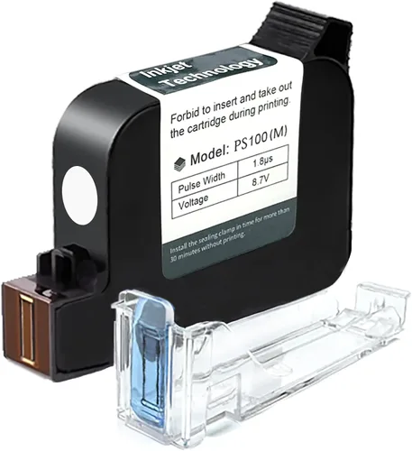 Miniatura 11 de Phezer Cartucho de tinta solvente de secado rápido original de repuesto PS100 impresora de inyección de tinta portátil y mini impresora de inyección