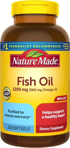 Miniatura 14 de Nature Made Burp Less Ultra Omega 3 Suplementos de Aceite de Pescado, 1400mg de Aceite de Pescado Omega 3 como Ésteres de Etilo para Apoyo a