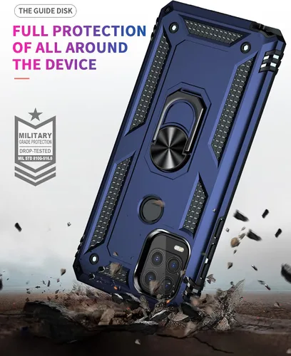 Miniatura 6 de Funda protectora para Moto G Stylus 5G (2021), con protector de pantalla, [grado militar] de 16 pies, con función de atril magnético, para Motorola
