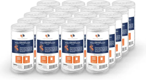 Miniatura 11 de Aquaboon Filtro de Agua de 5 Micras 10 x 4.5 Pulg - Filtro de Agua Enrollado en Hilo para Sistema de Toda la Casa - Compatible con 84637, WPX5BB97P