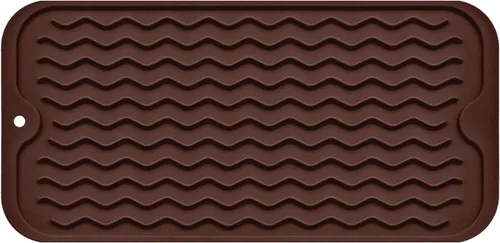 Miniatura 28 de Tapete de silicona para secar platos, antideslizante, fácil de limpiar, tapete escurridor de platos grande resistente al calor para encimera