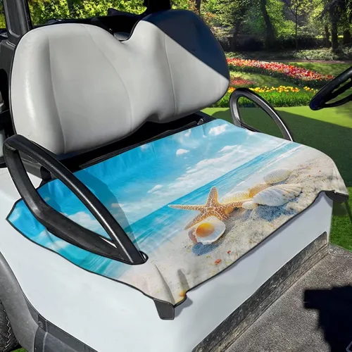 Miniatura 25 de Yewattles Universal personalizado carrito de golf cubierta de asiento de verano al aire libre Anti-caliente Club Coche Coche Manta Green Lawn Golf