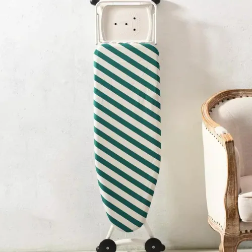 Miniatura 17 de KADEUX Funda de repuesto de algodón para tabla de planchar, resistente a las quemaduras, cubierta de tabla de planchar de 15 x 48 pulgadas