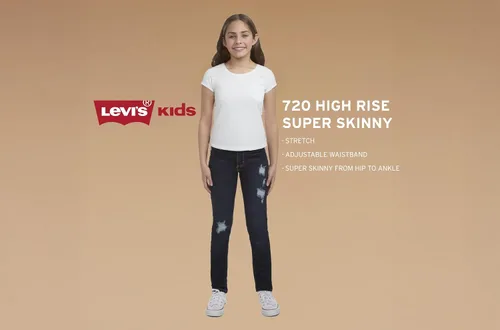 Miniatura 6 de Levi's Jeans ajustados de tiro alto 720 para niñas