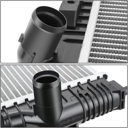 Miniatura 3 de DNA Motoring OEM-RA-13522 Radiador de núcleo de aluminio de 1 fila estilo OE compatible con Flex & MKT 2013-2019, 28-3/4 pulgadas de ancho x 19