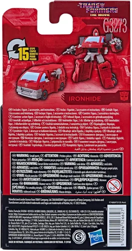 Miniatura 6 de Transformers Toys Studio Series The Movie Core Ironhide Toy de 3.5 pulgadas, figuras de acción para niños y niñas a partir de 8 años